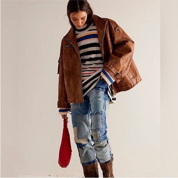 We the Free Sunny Stripe Sweater S - Picture 2 of 11